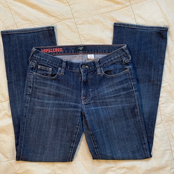 J. Crew Factory Low-Rise Bootcut Hipslung Jeans size 29 short - Picture 1 of 5